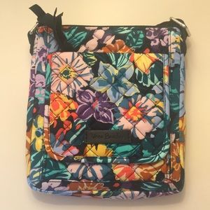 Vera Bradley RFID Mini Hipster Happy Blooms